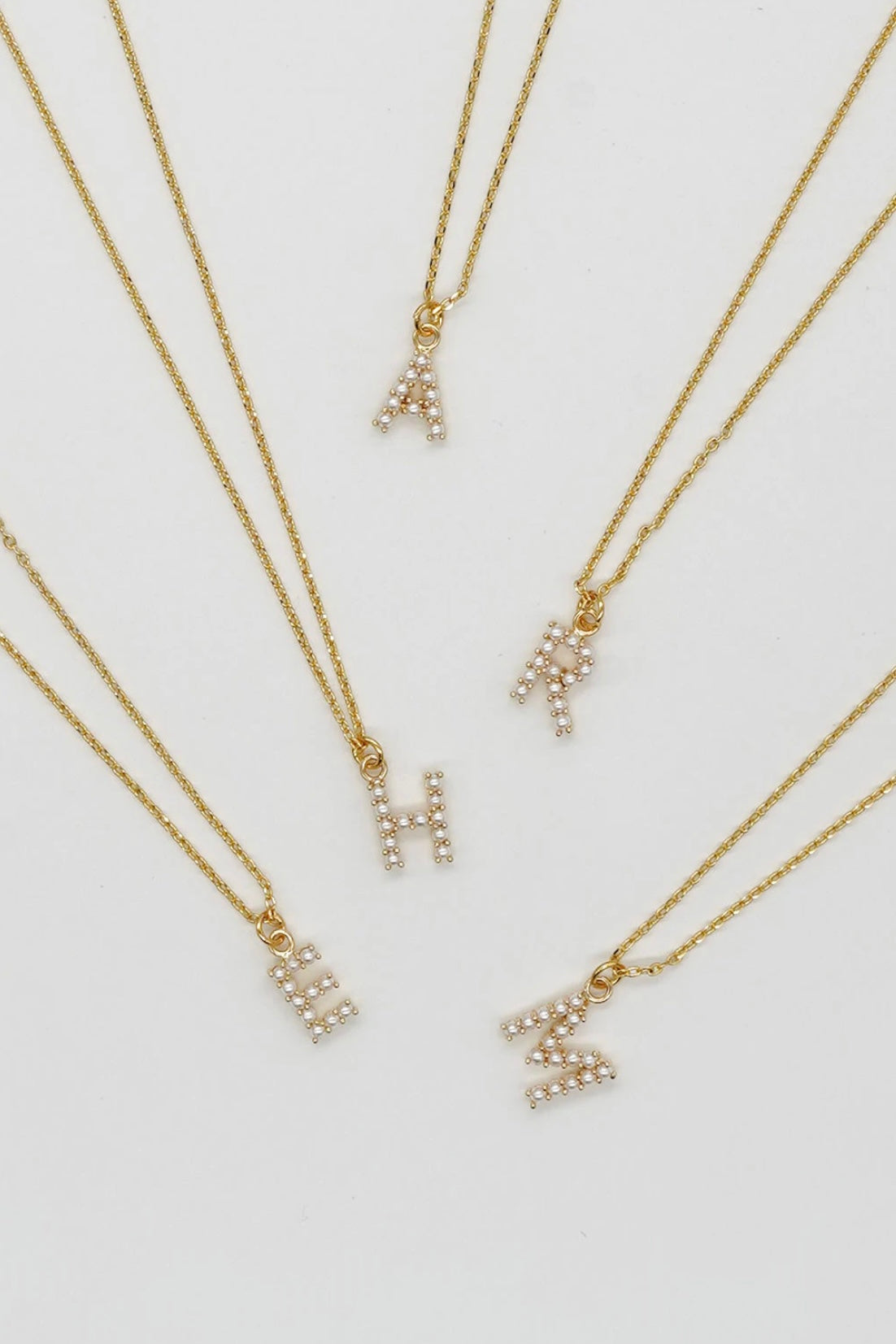 Dainty Love Pearl Initialp