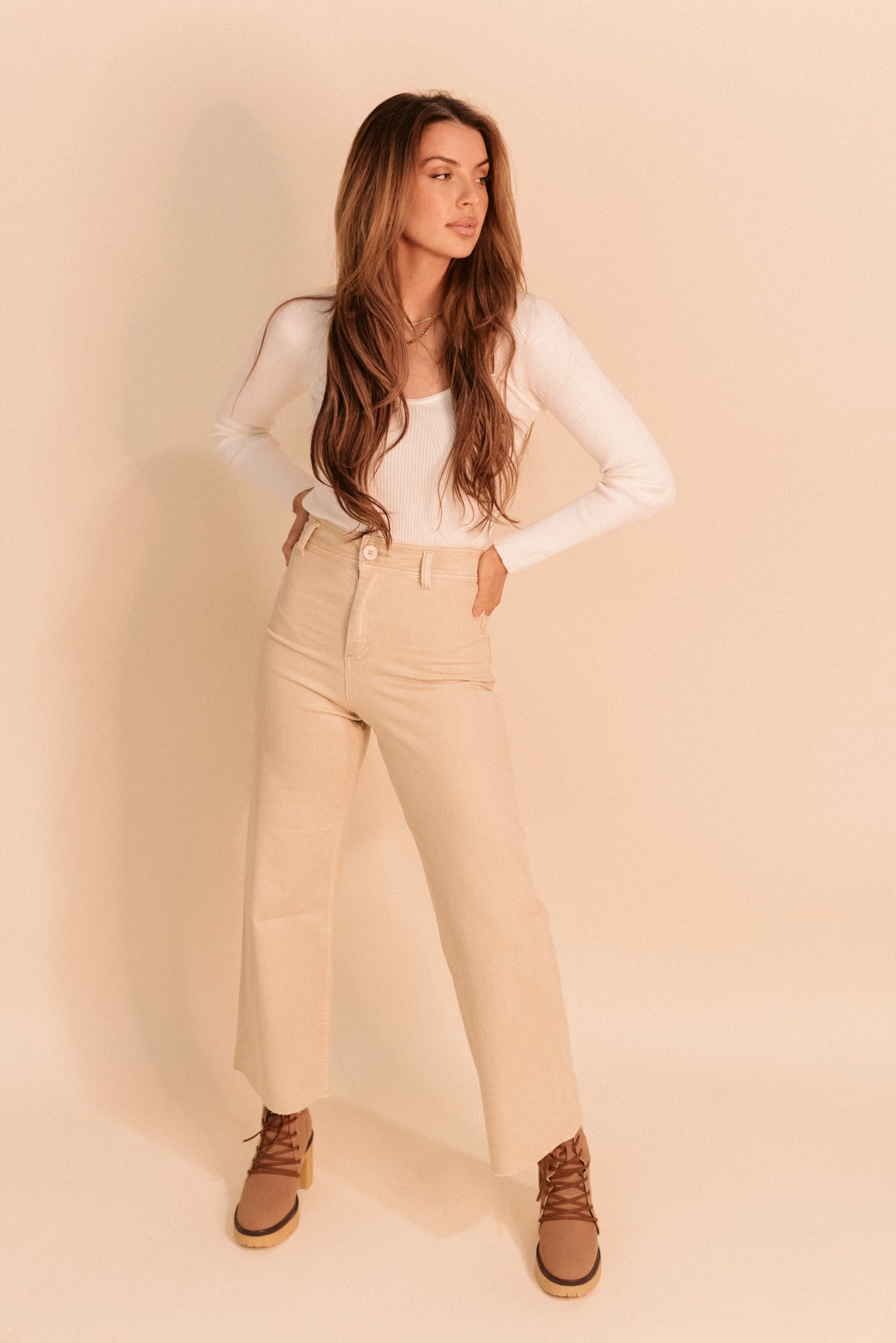 Square Neck Sweater Top