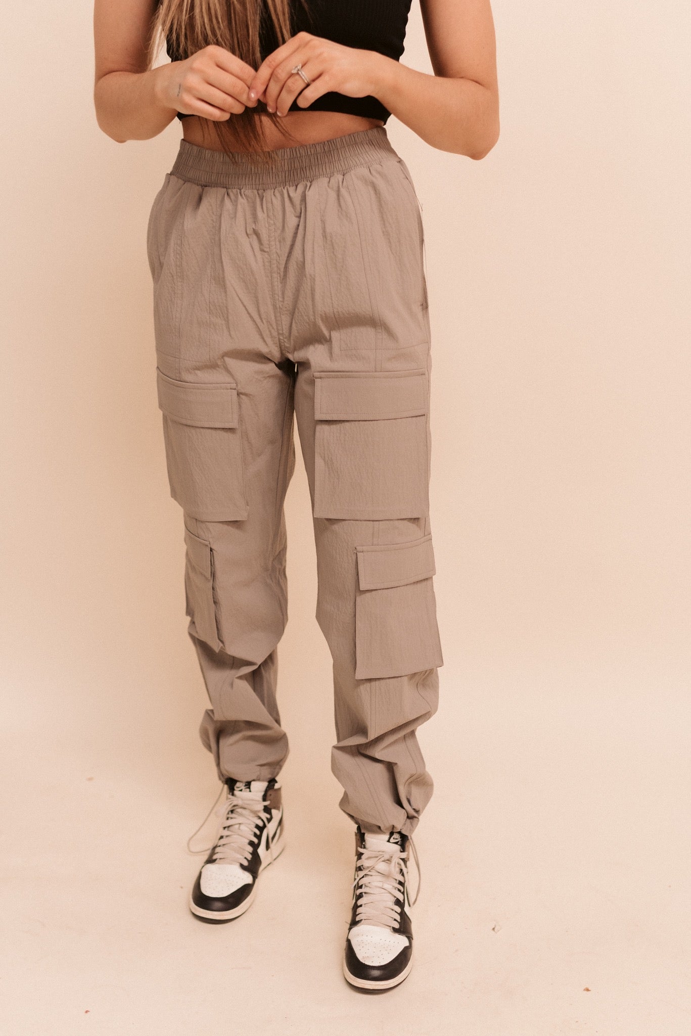 Bungee Hem Cargo Pants