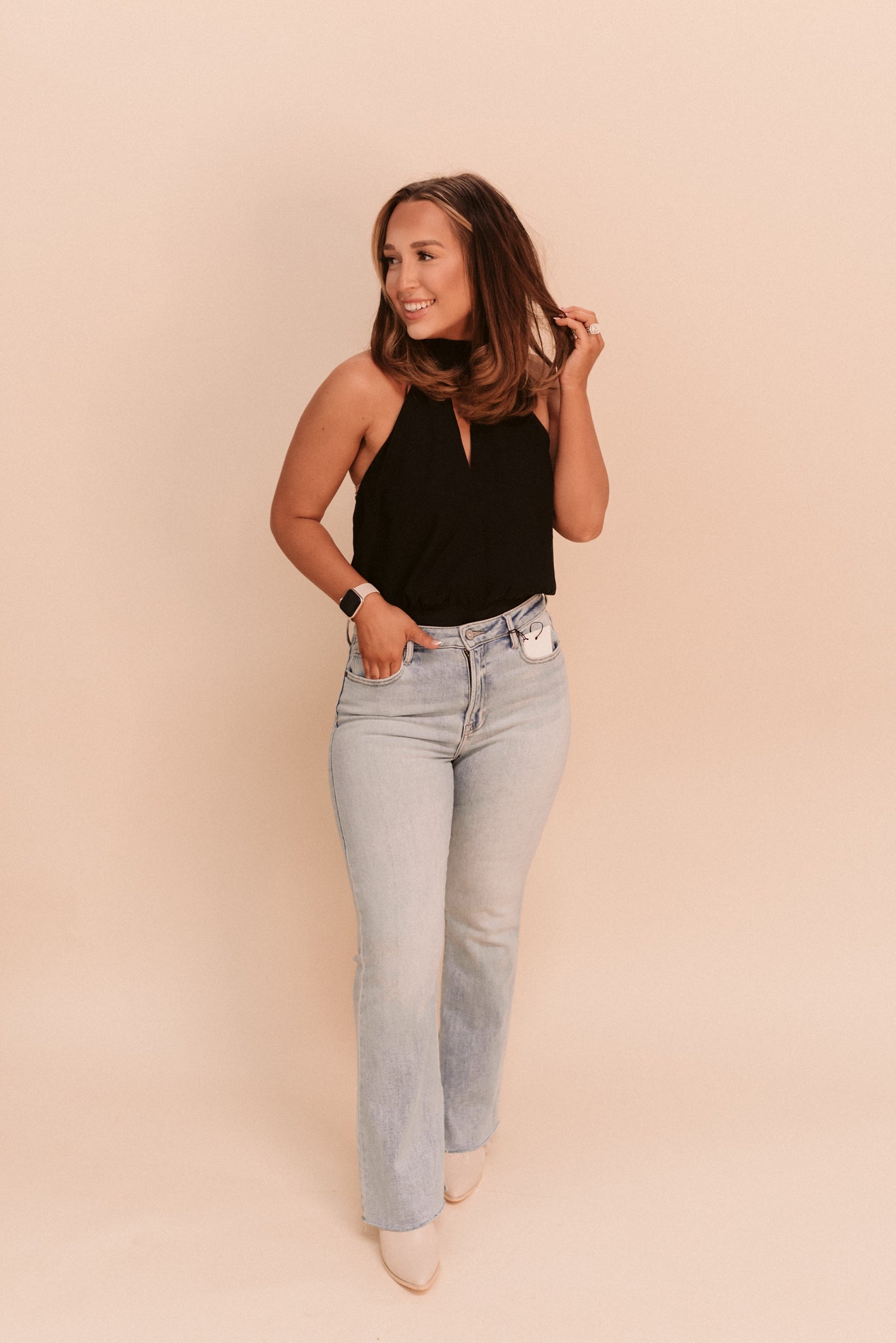 Open Back Bodysuit (Multiple Colors)