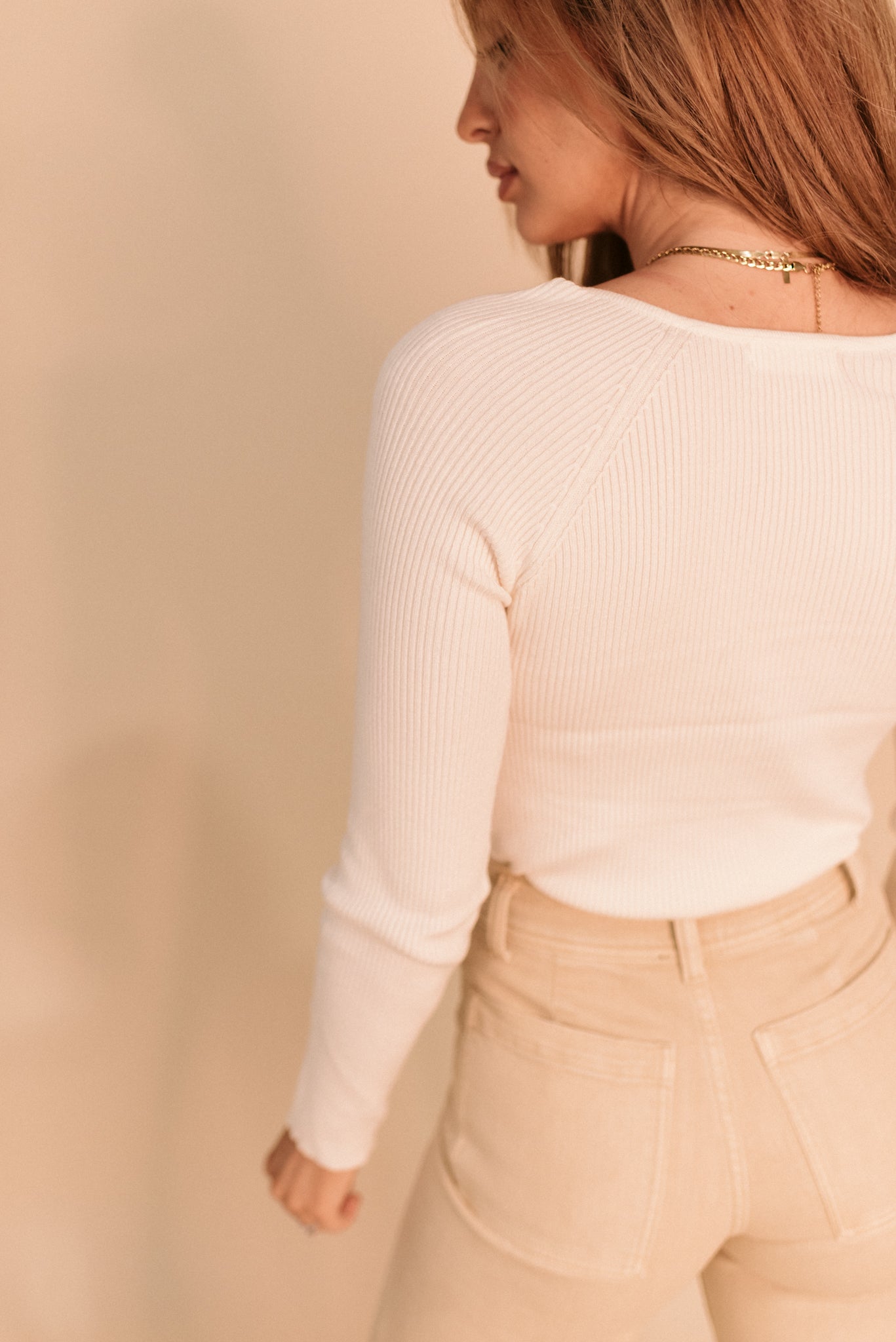 Square Neck Sweater Top