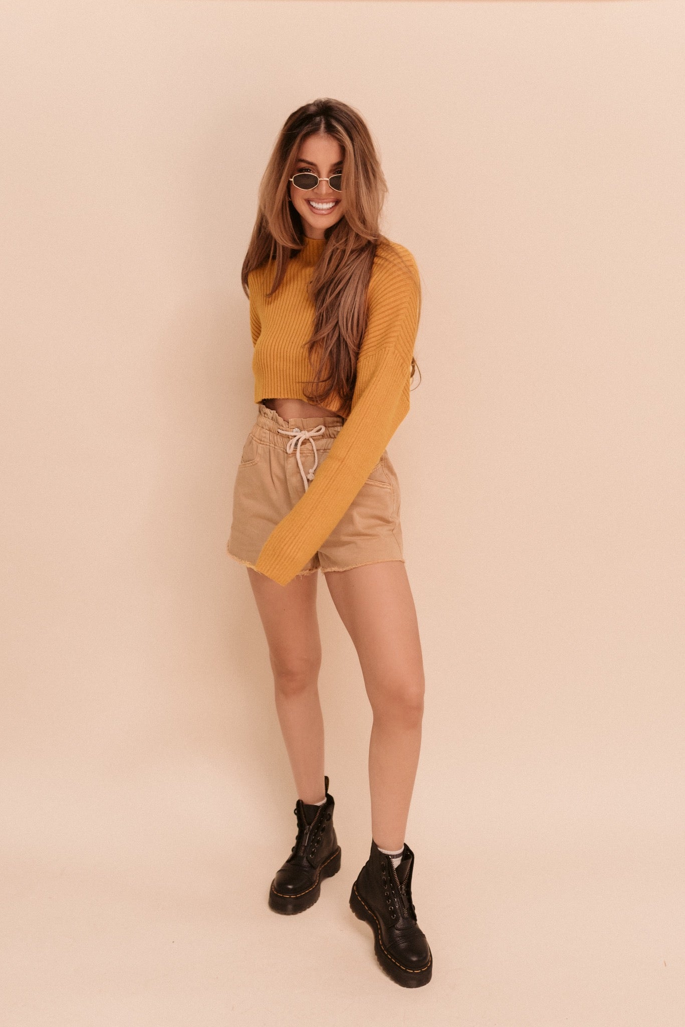 Tena Crop Turtle Neck (Multiple Colors)