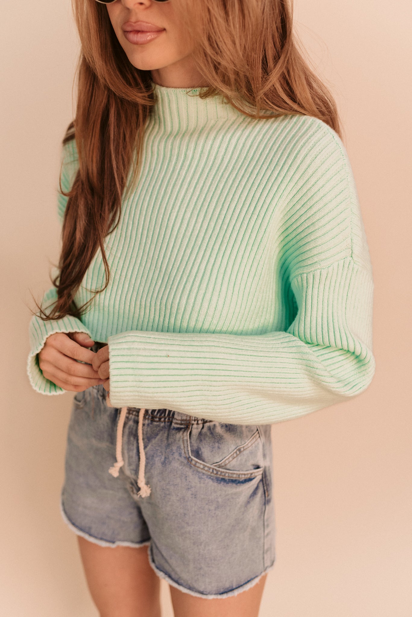 Tena Crop Turtle Neck (Multiple Colors)
