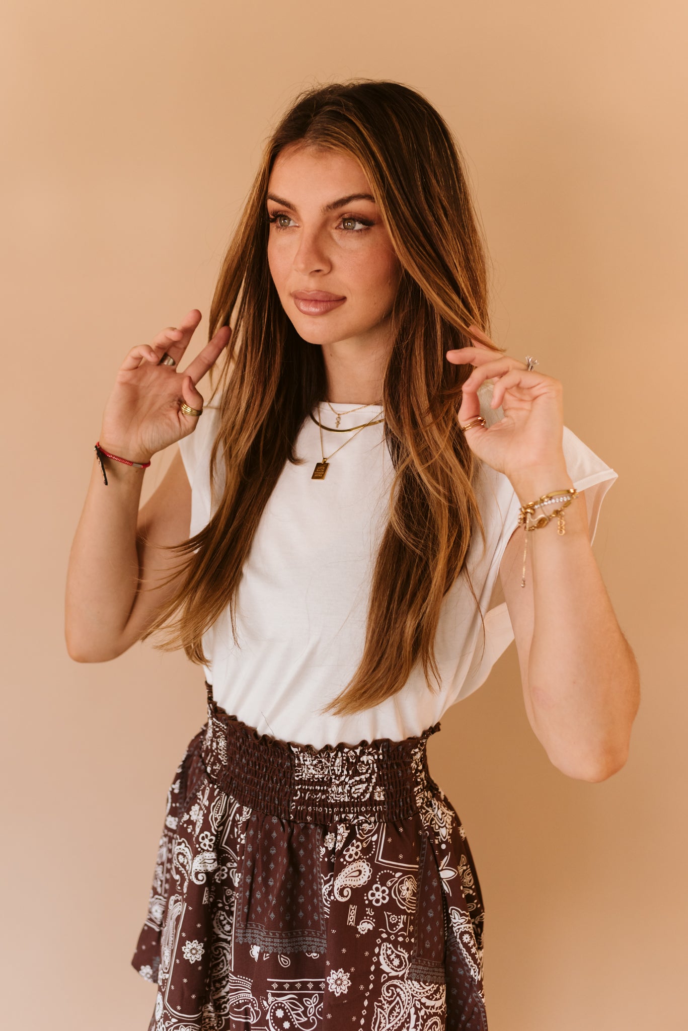 Capped Sleeve Top