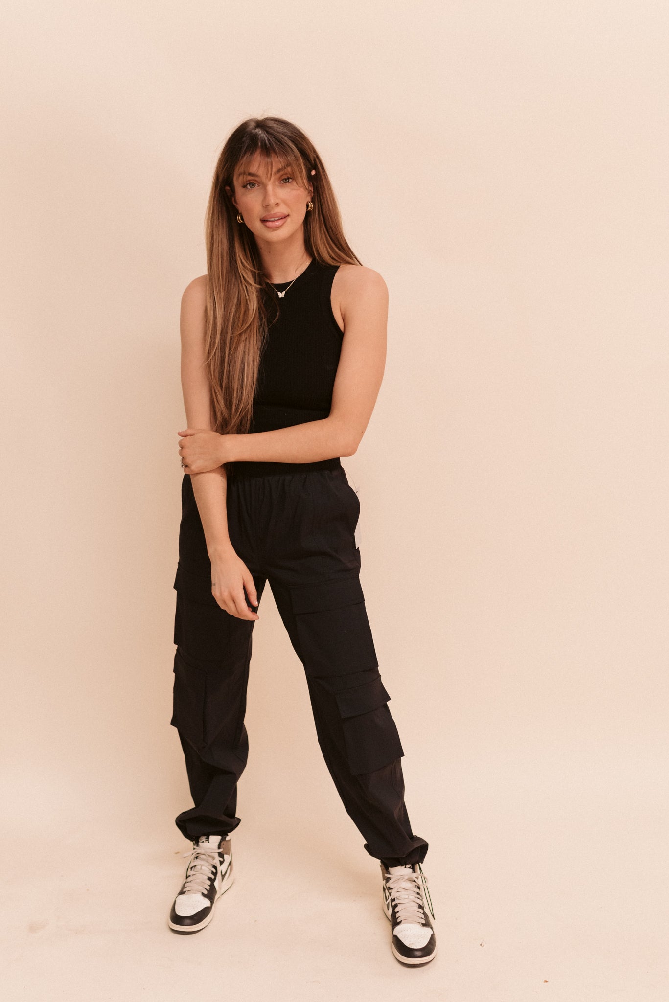 Bungee Hem Cargo Pants