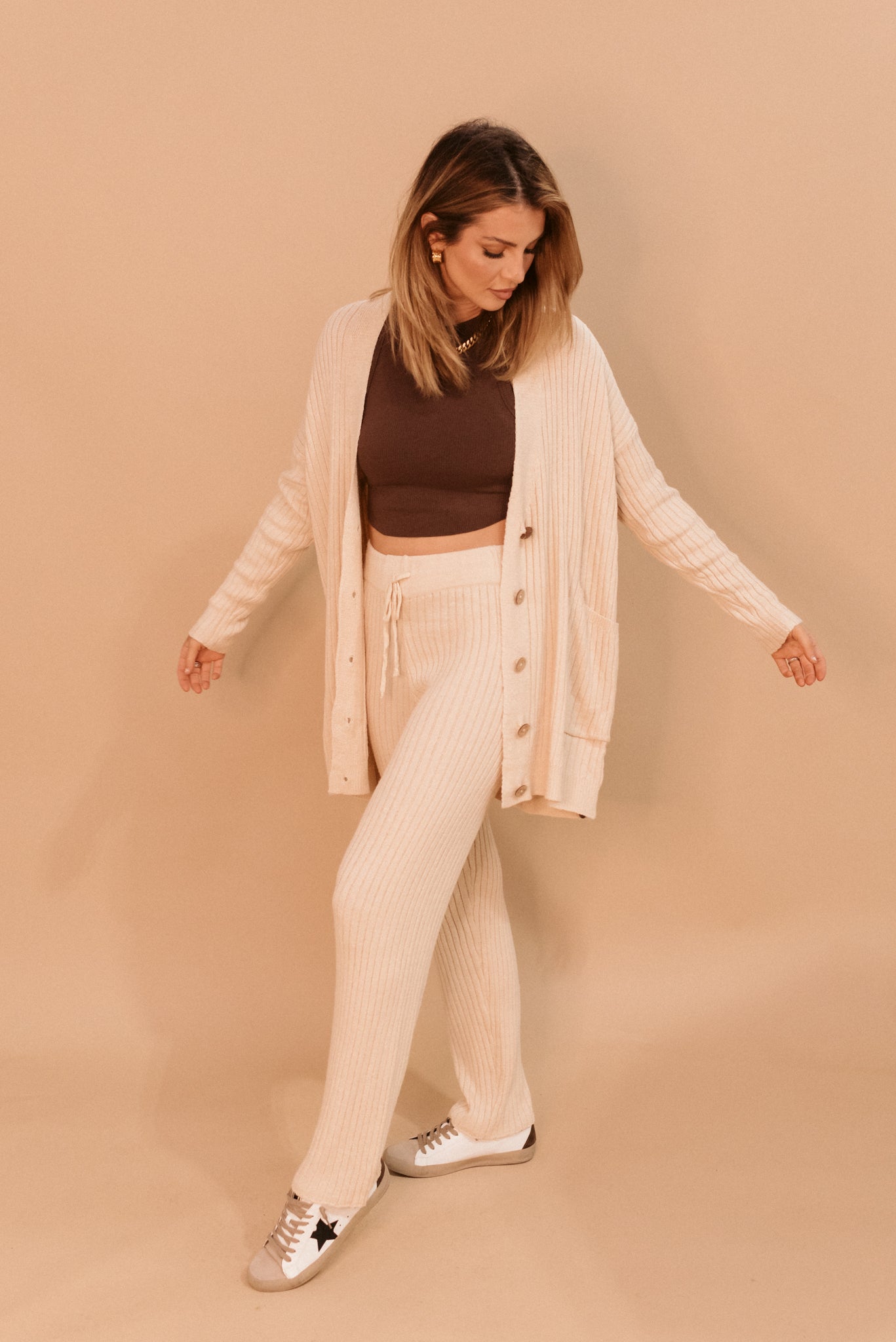 Oatmeal Lounge Cardi