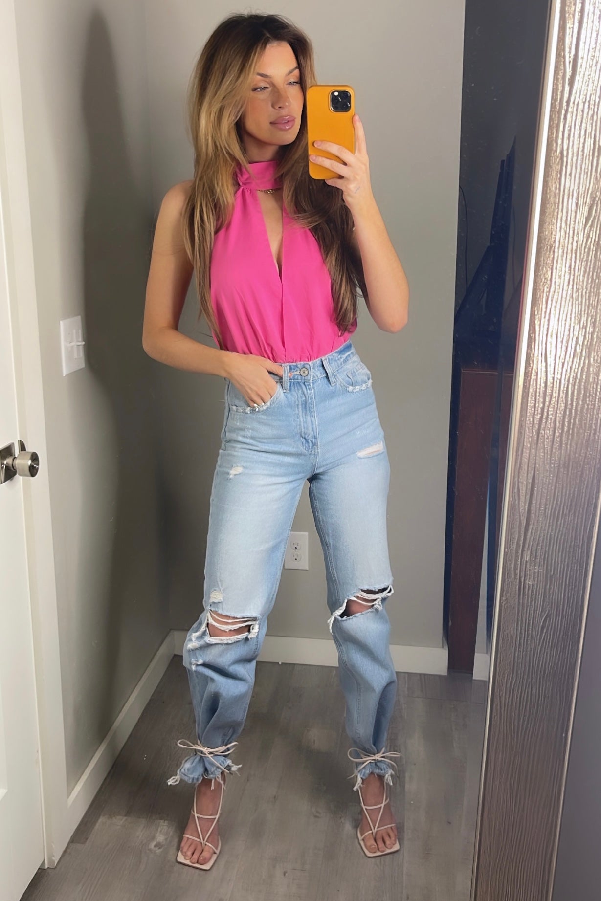 Open Back Bodysuit (Multiple Colors)