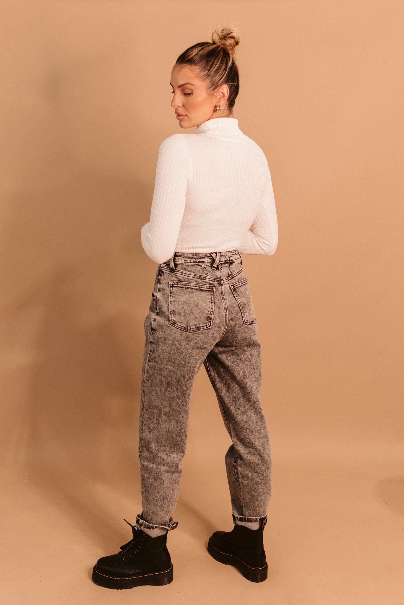 Ribbed Turtleneck Bodysuit (Multiple Colors) (Multiple Colors)