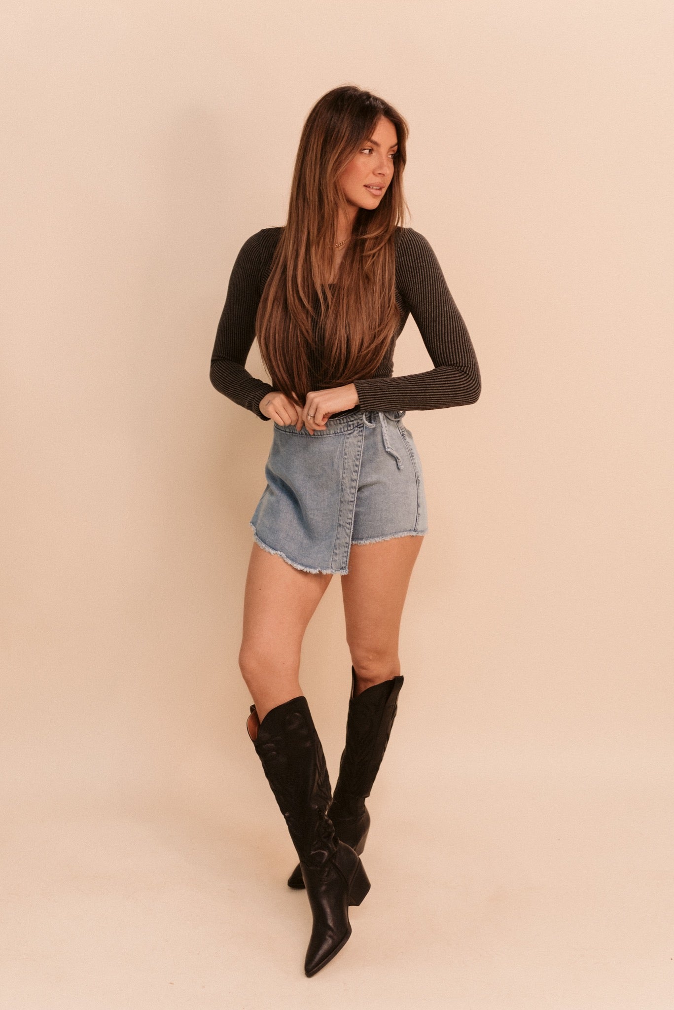 City Square Neck Top