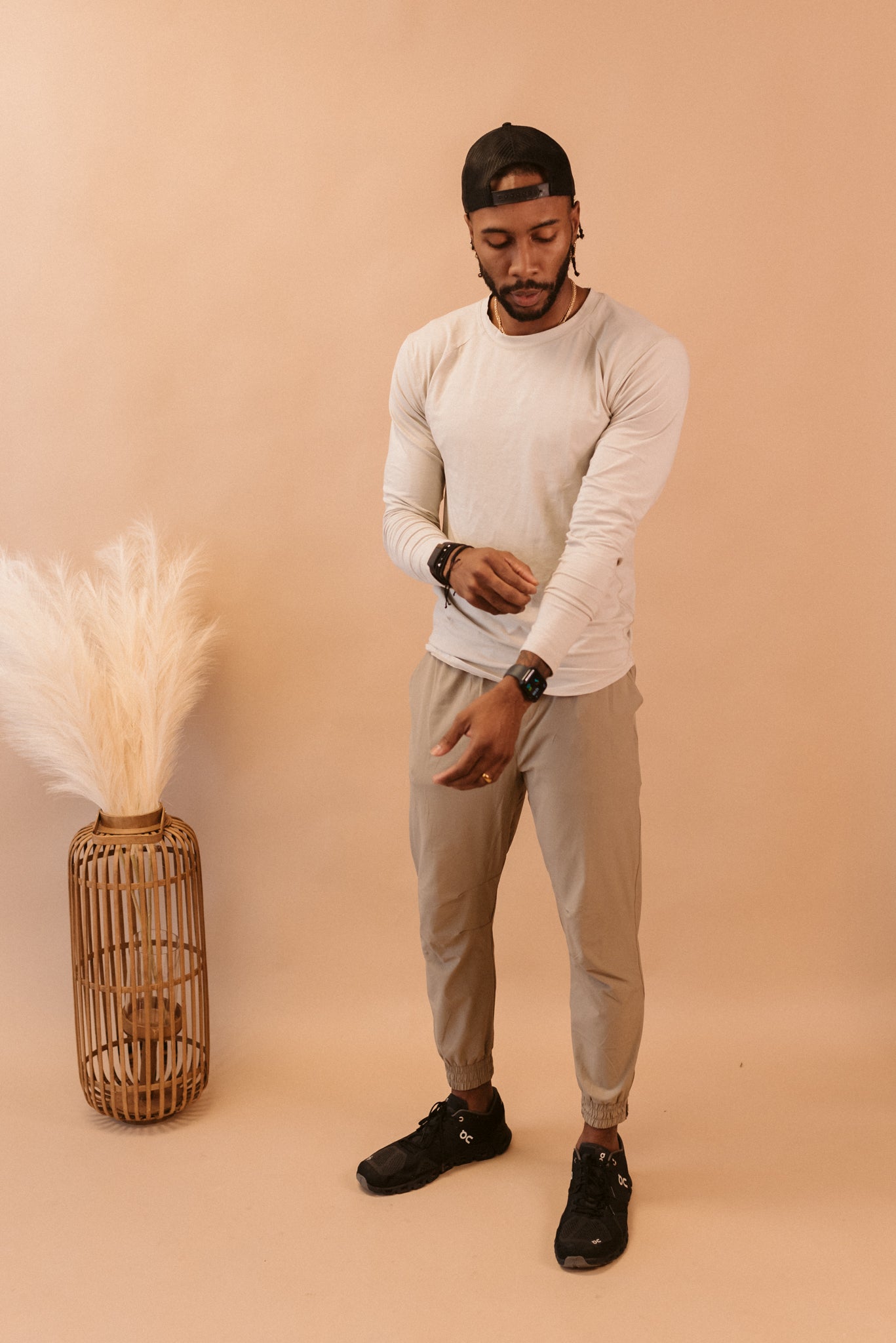 Curved Hem Long Sleeve (Multiple Colors)