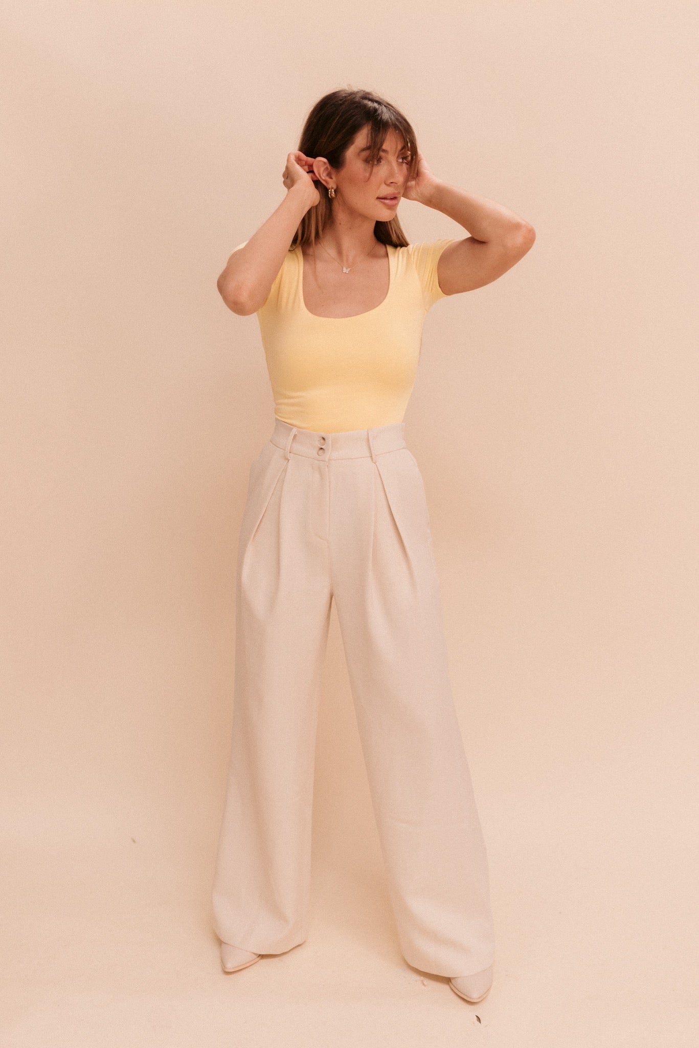 Melange Square Neck (Multiple Colors)