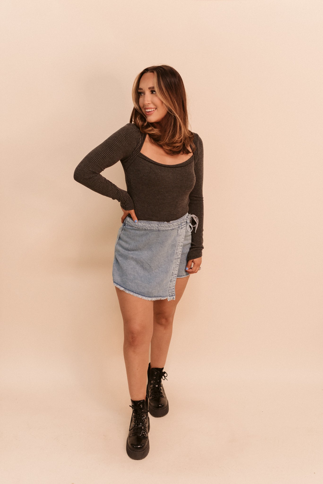 City Square Neck Top