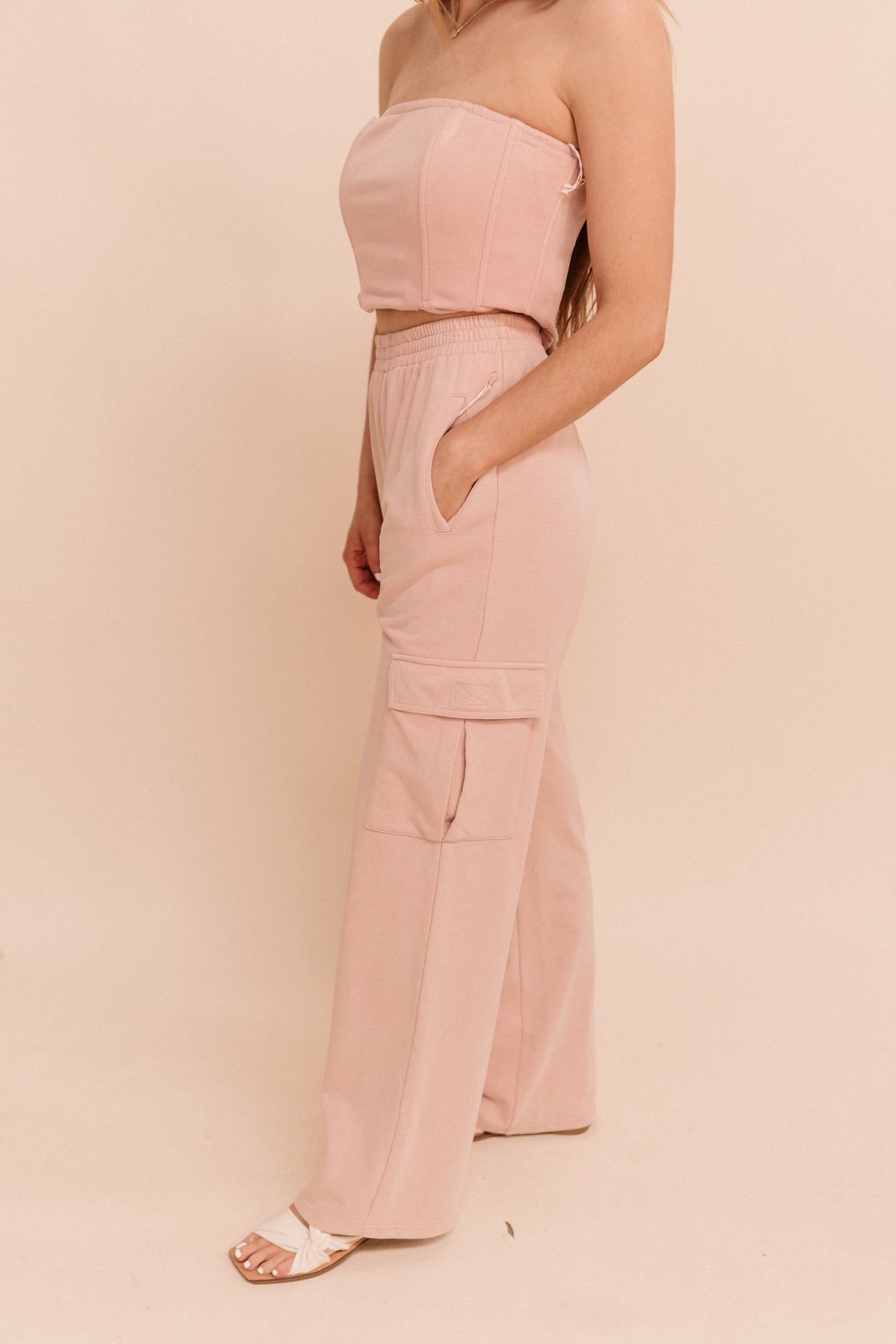 French Terry Cargo Pants