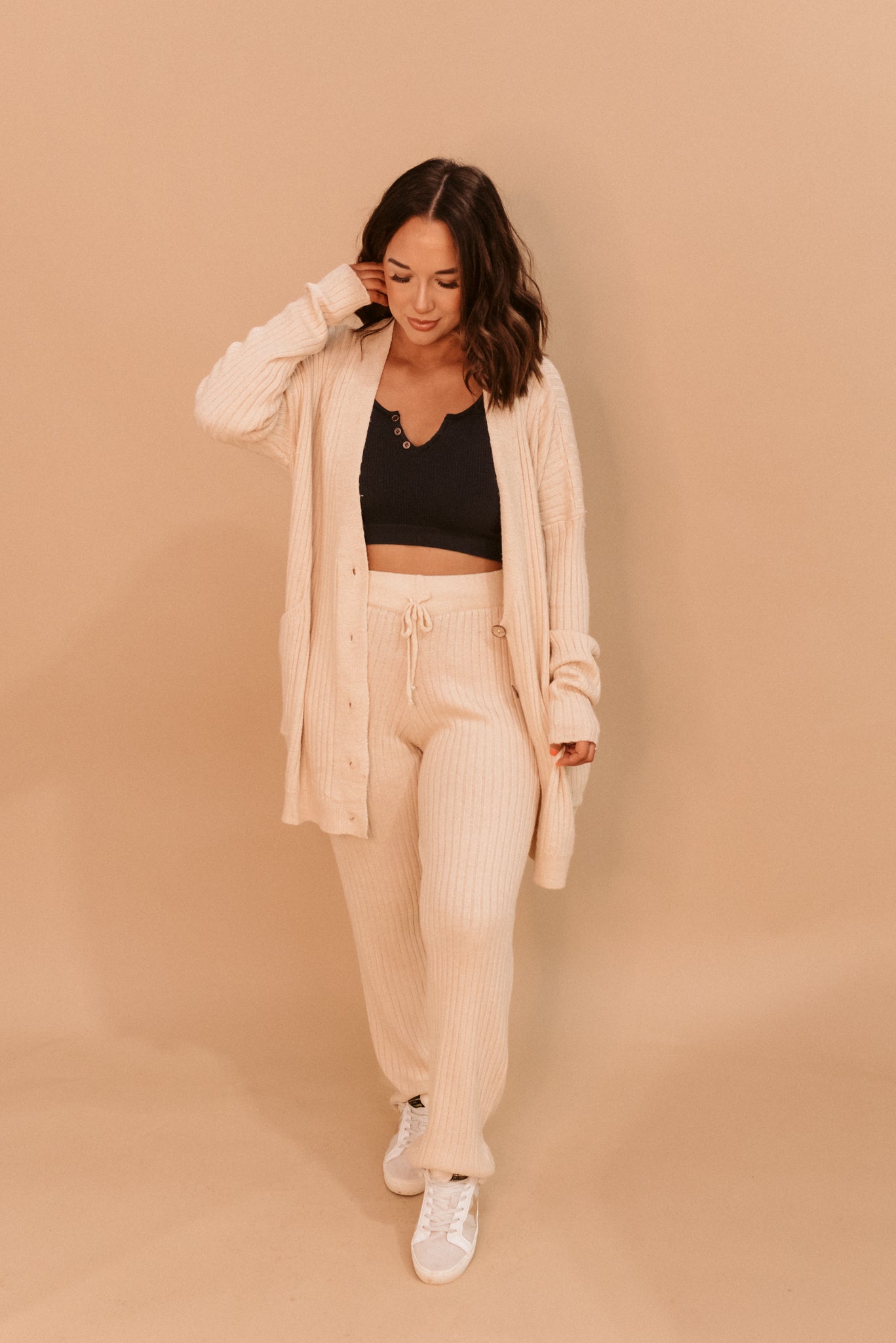 Oatmeal Lounge Cardi