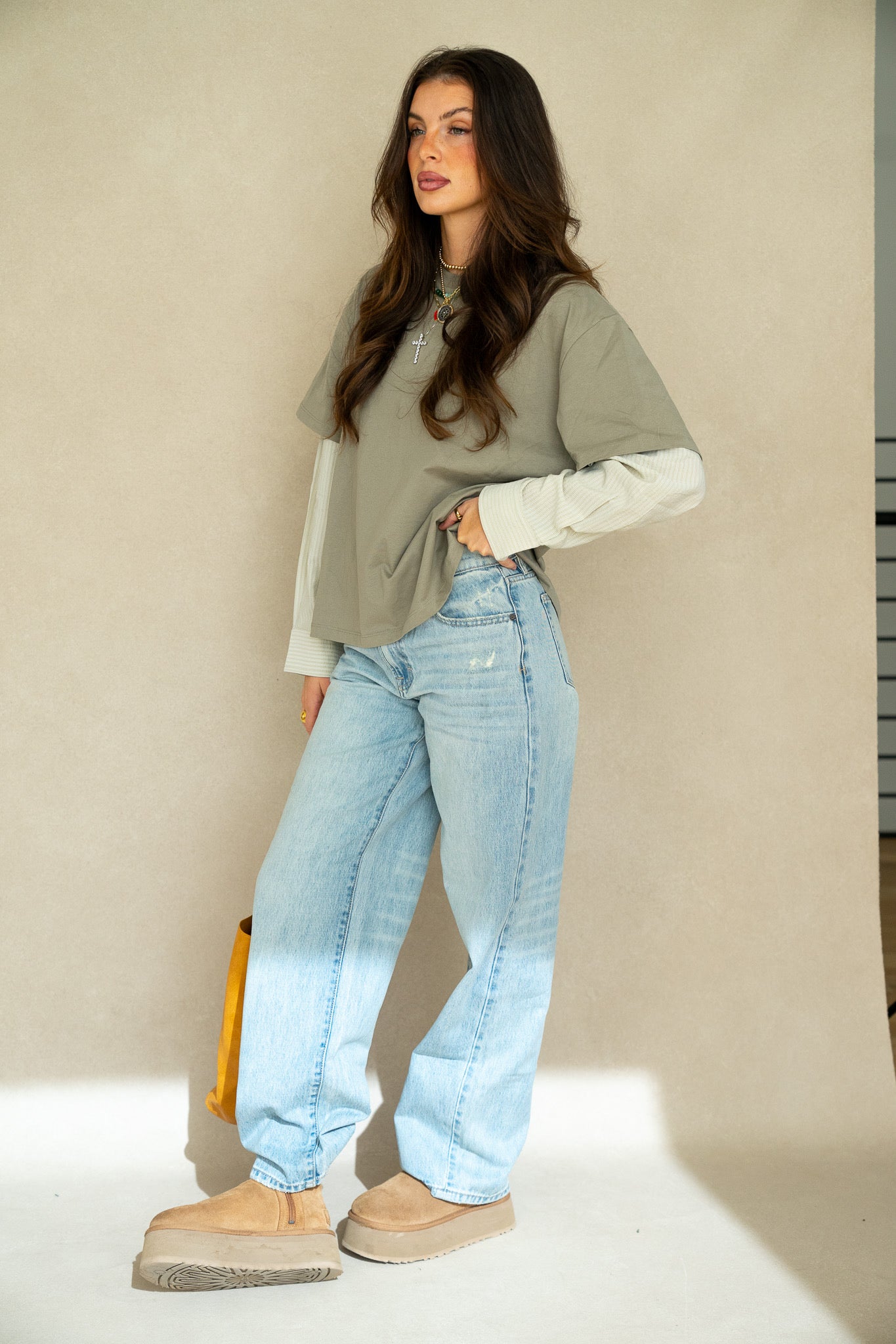 One Of The Boys Layered Tee