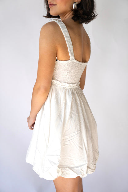 Sweetheart Ruffle Mini Dress