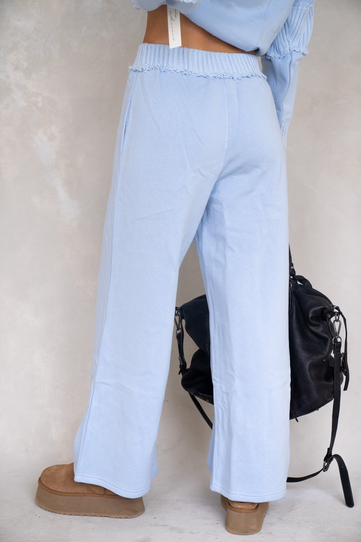 Lake Blue Wide Leg Sweats