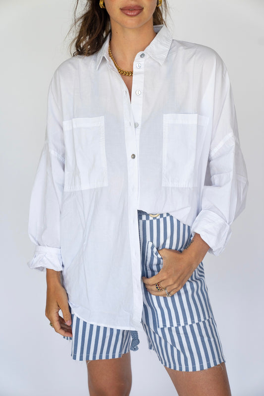 Tracey Oversized Button Up (Multiple Colors)