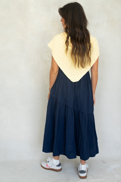 Pointelle Knitdown Scarf
