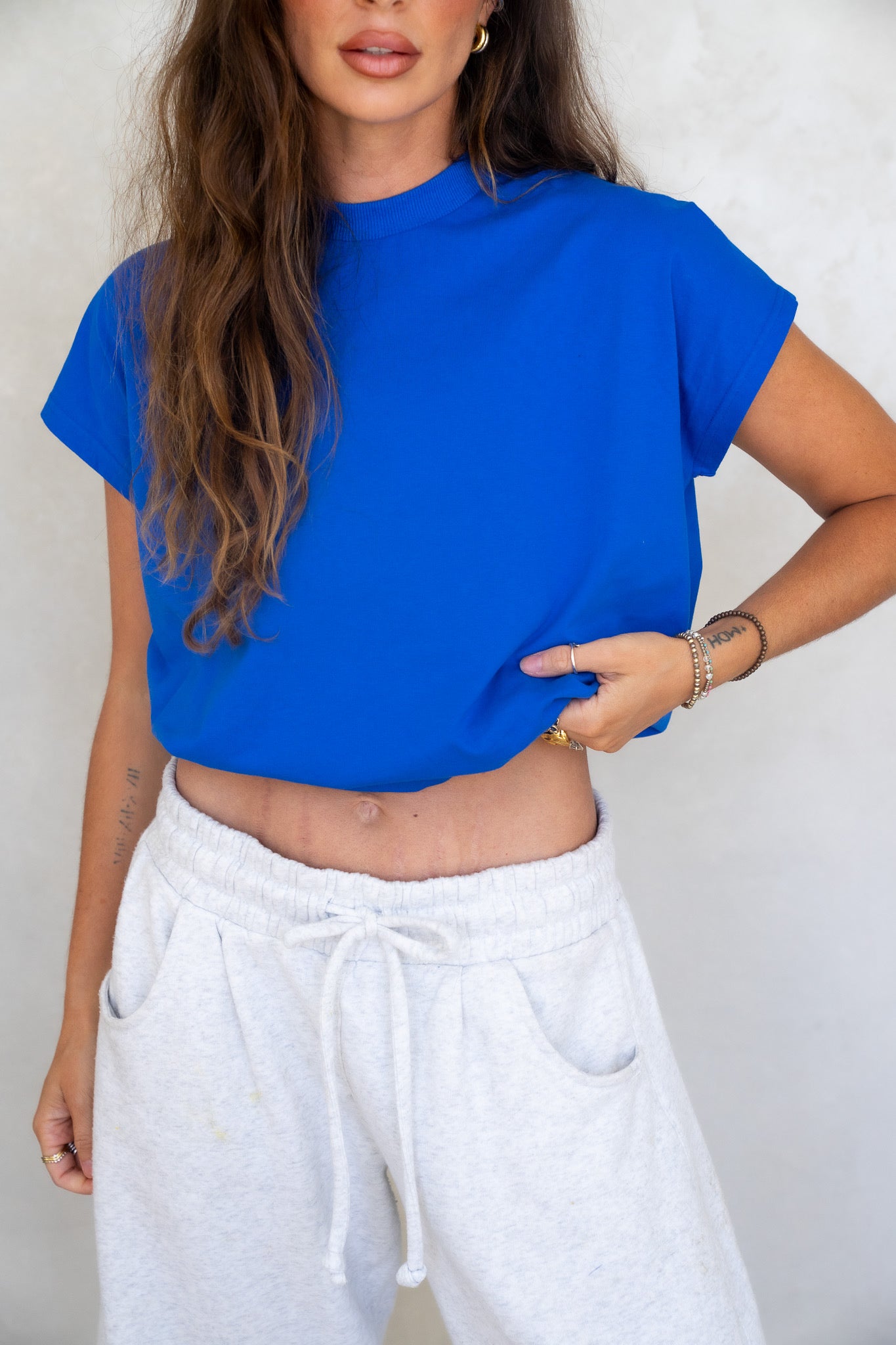 The Royal Blue Muscle Tee