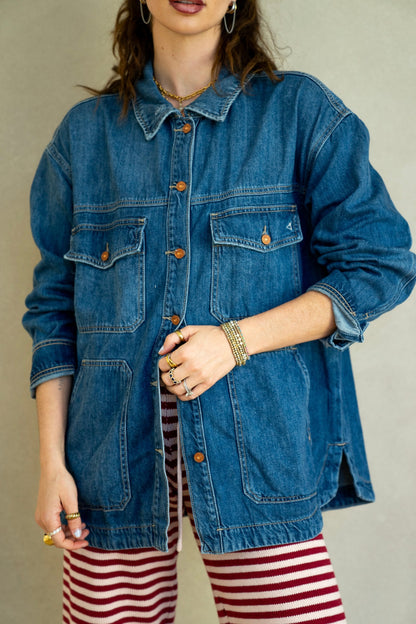 Oversized Denim Shacket