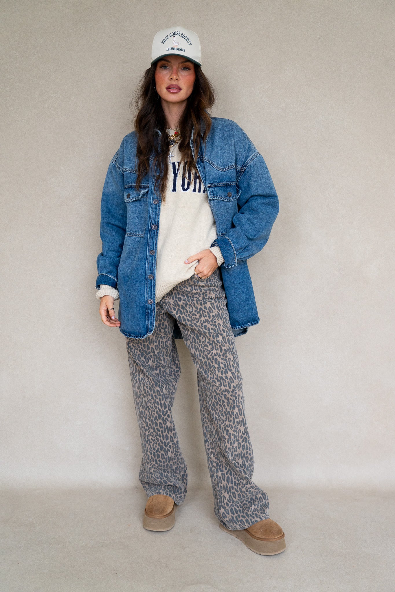 Abby Oversized Denim Top