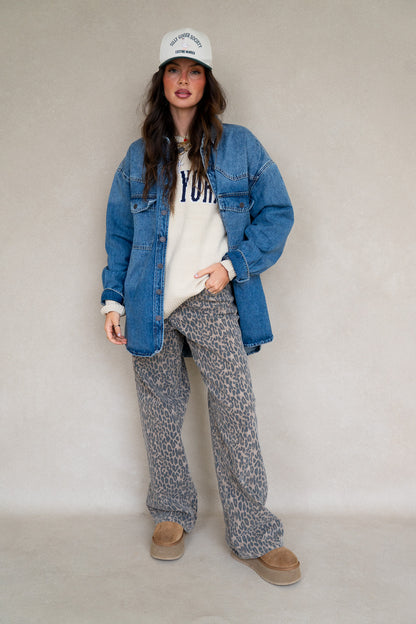 Abby Oversized Denim Top