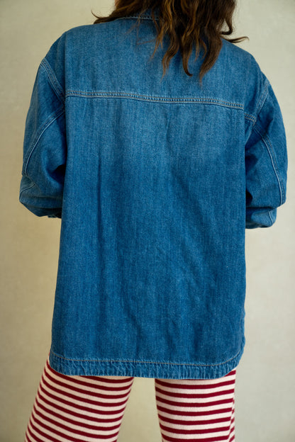 Oversized Denim Shacket