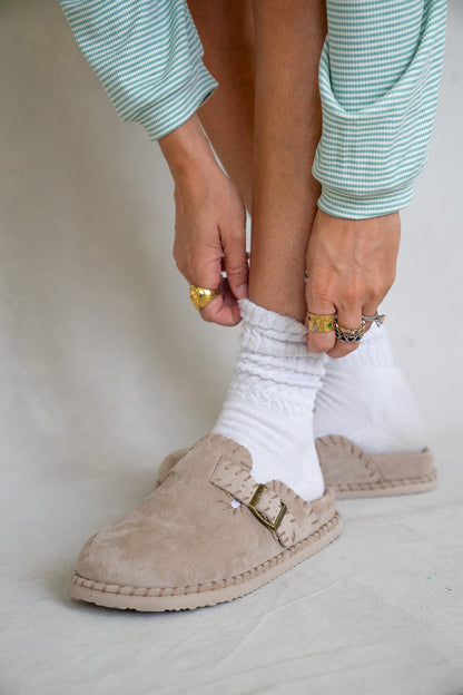 Percy Stitched Mules