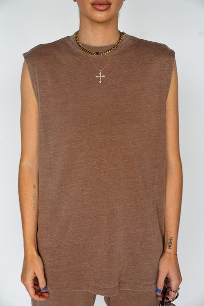 Burnout Muscle Tank (Multiple Colors)