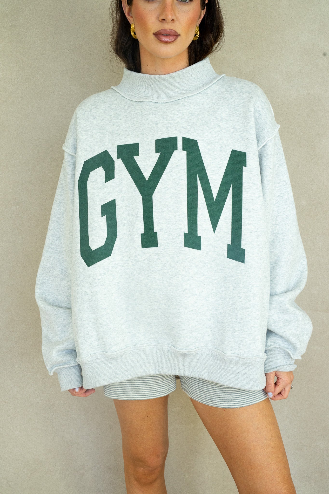 Gym/Bed Reversible Mock Neck