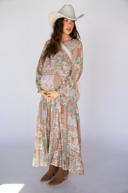 Desert Bloom Boho Maxi