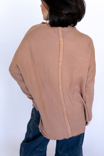 Henley Raw Edge Longsleeve