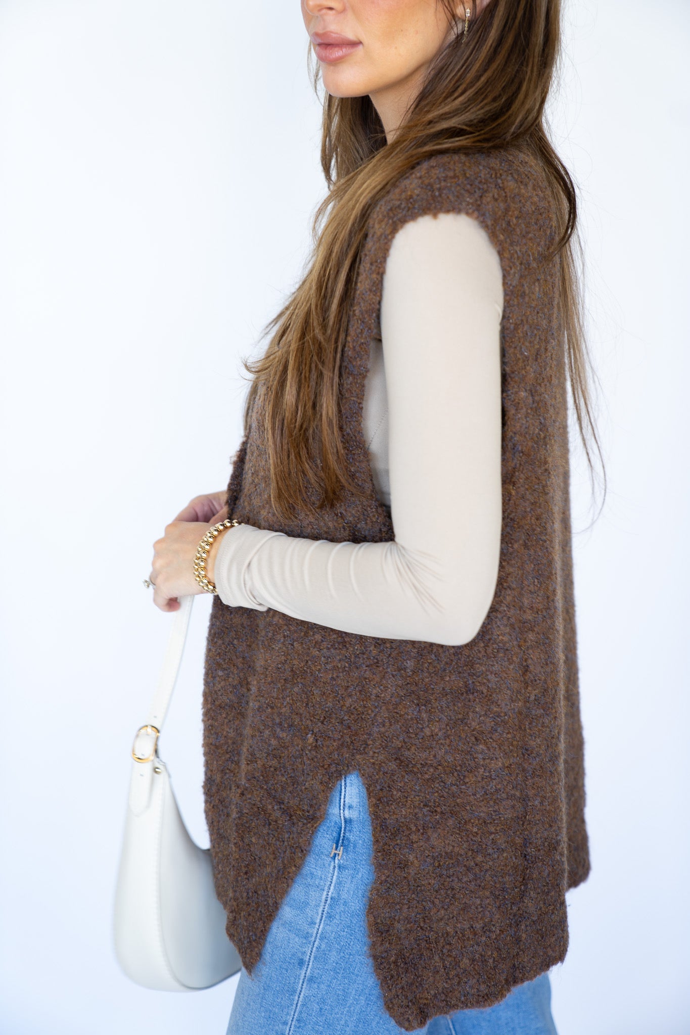 Brown Wool Vest