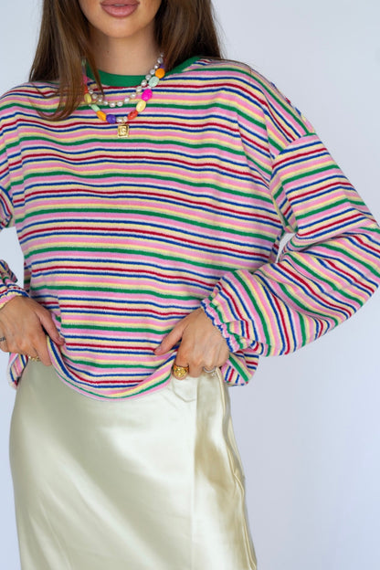 Multi Color Bubble Sweater