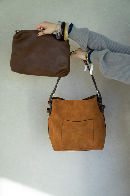 Toffee Hobo Handbag