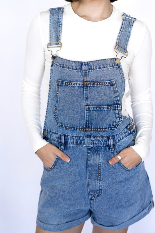 Donna Denim Overalls