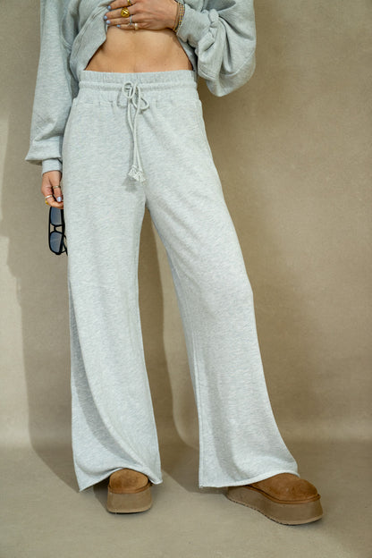 Lacey Ribbed Wide Leg Pants