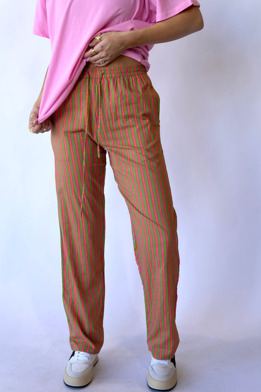 Cherry Stripe Pants