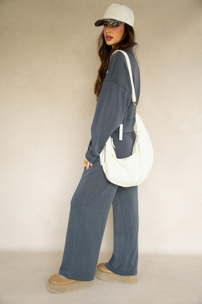 Graphite Cloud Quaterzip