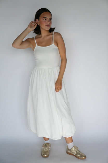 Cloud Hem Midi Dress