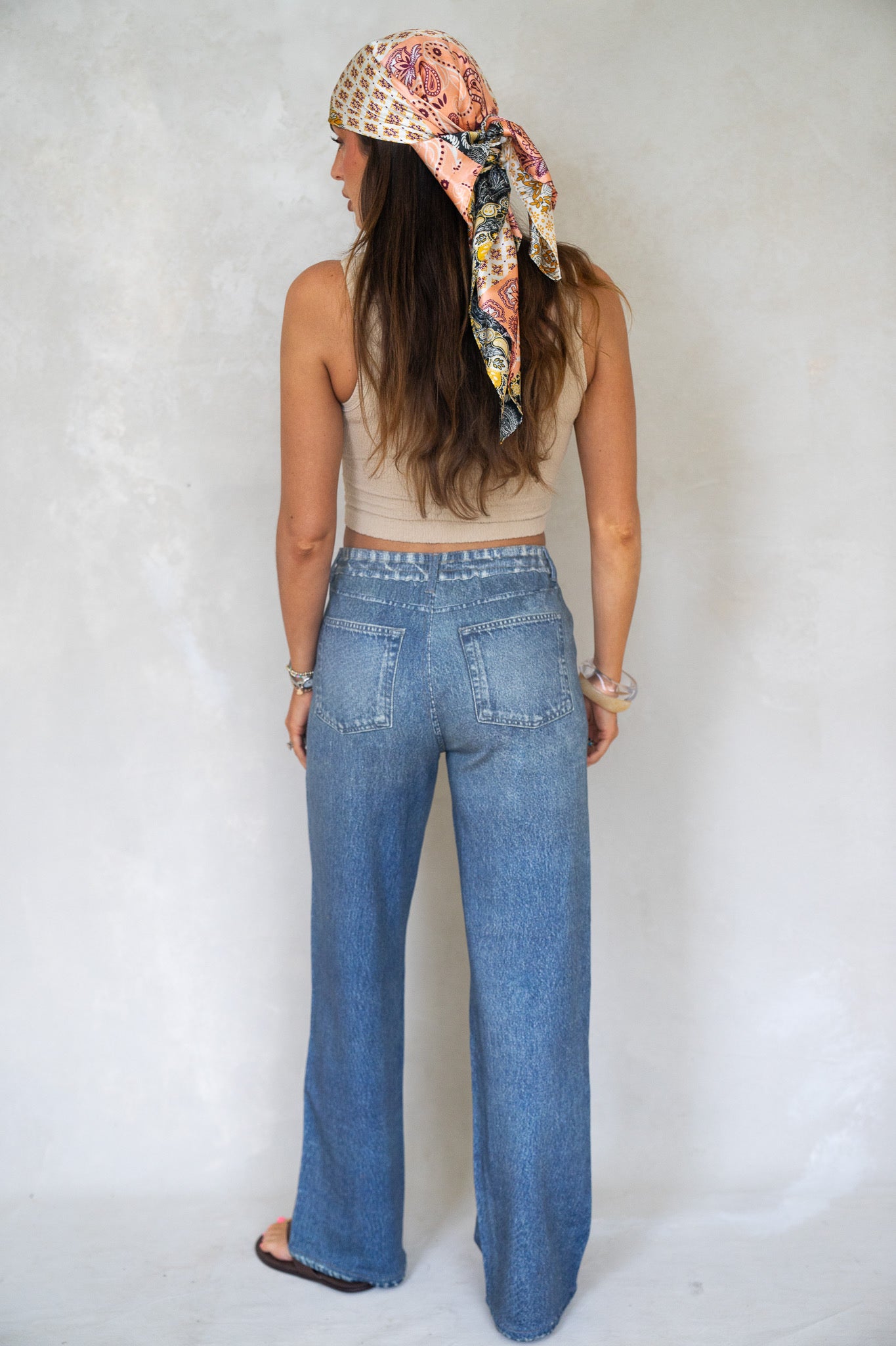 Drawstring Monday Denim