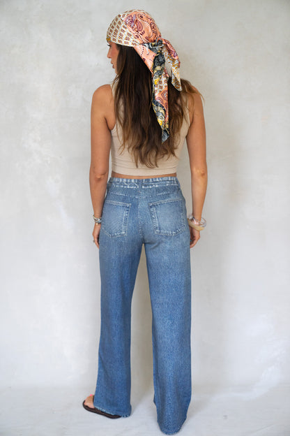 Drawstring Monday Denim