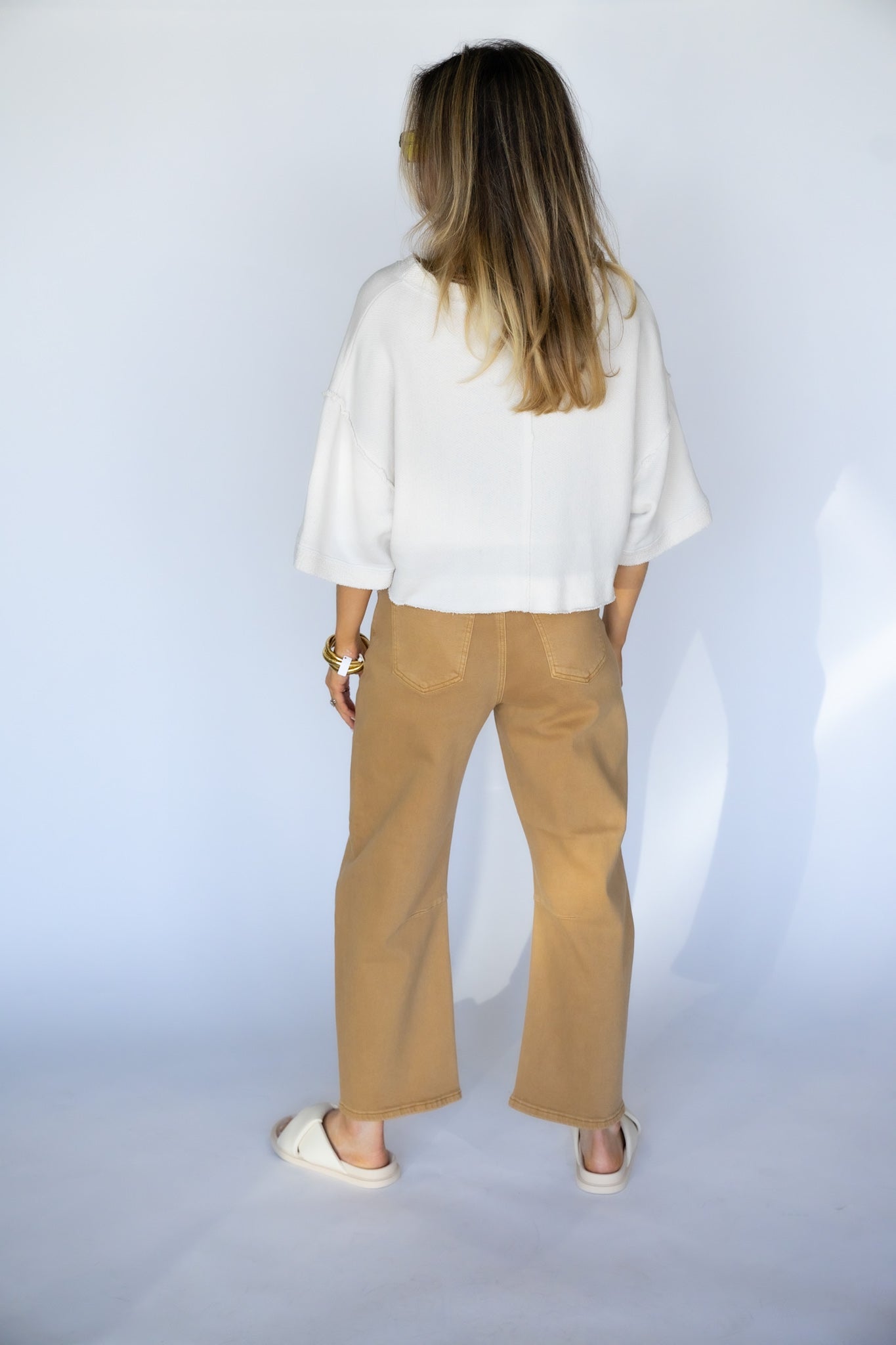 Sandy Mid Rise Barrel Jeans (Multiple Colors)