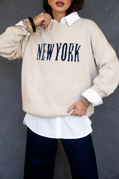 New York Knit Crewneck
