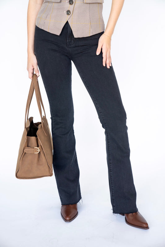 Black Bootcut Denim