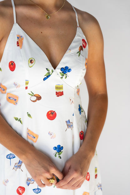 Summer Picnic Midi Dress