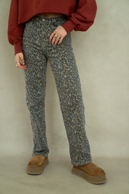 Ella Cheetah Jeans