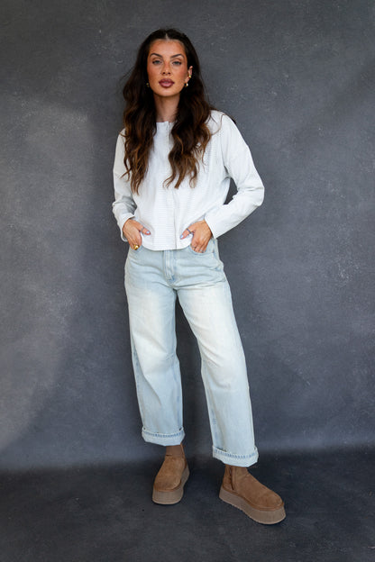 Button Down Ribbed Cardi