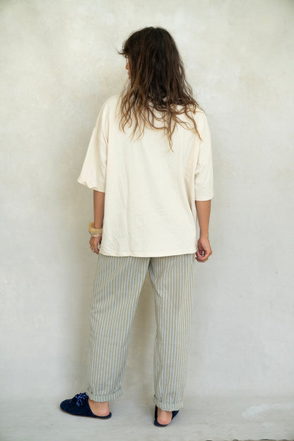 Oversized Cream T-Shirt